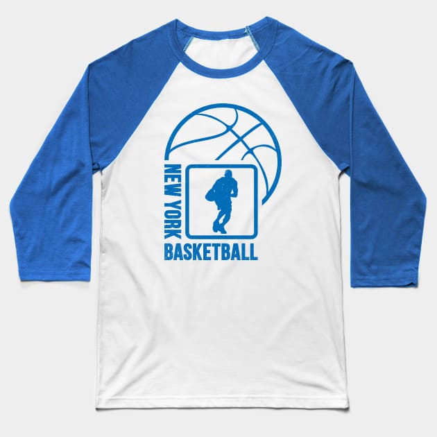 New York Basketball 03 Baseball T-Shirt by yasminkul